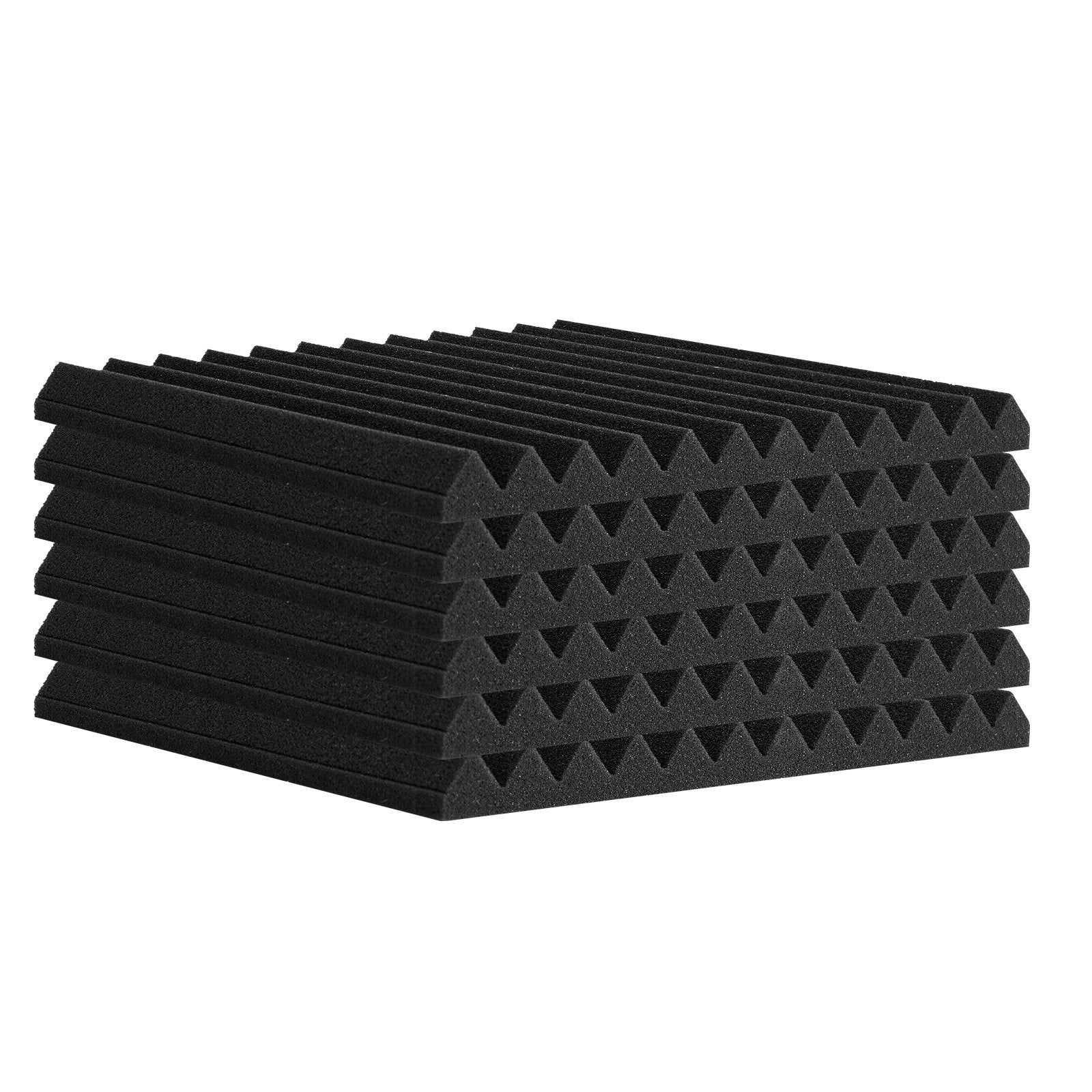 Acoustic Foam Panels 80 Pack 12 x 12 x 1 in for Studio Wall and Ceiling V952-FZZSPMBHS80P6DGDIV0