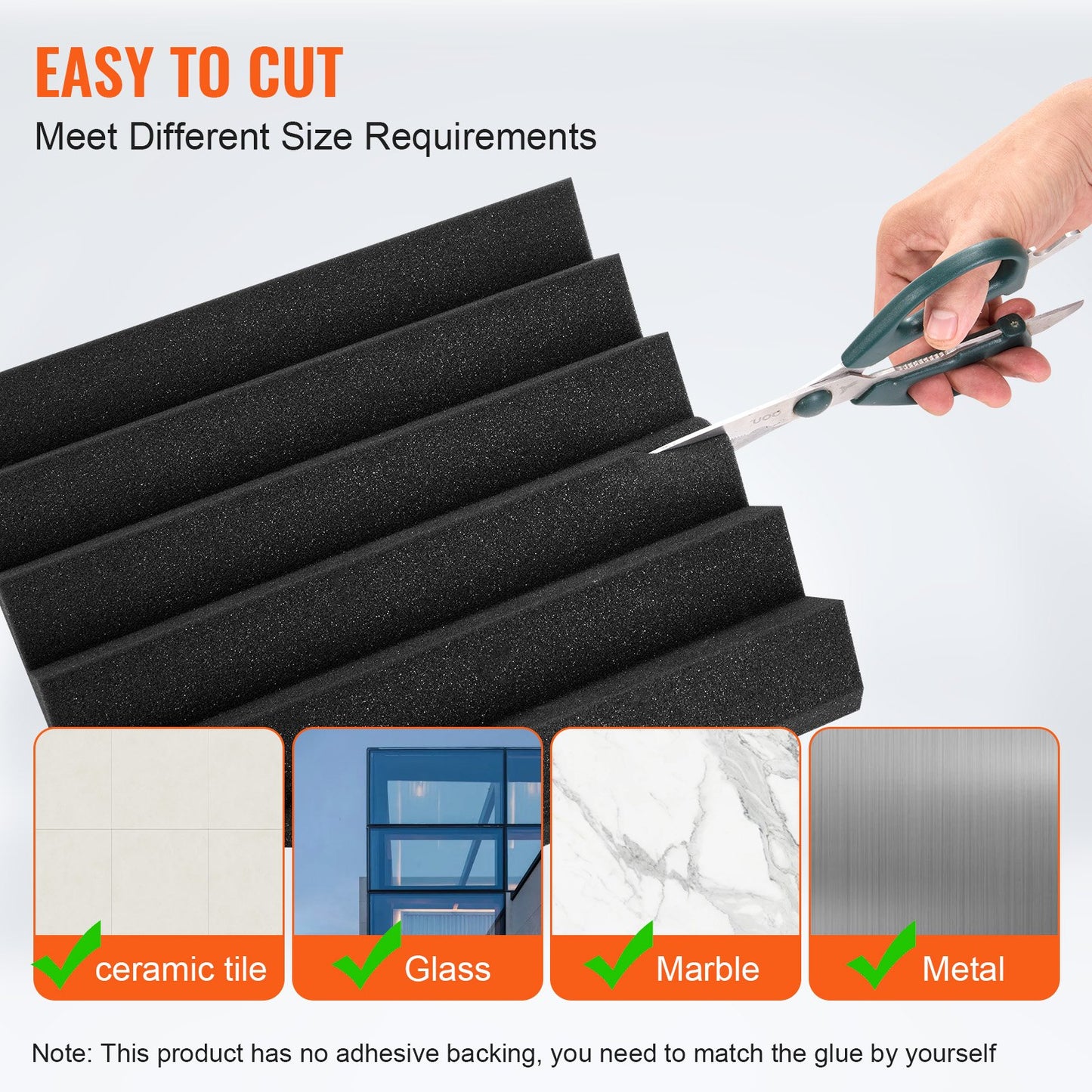 Acoustic Foam Panels 36 Pack 12 x 12 x 2 in for Studio Wall and Ceiling V952-FZZSPMBHSL127N7Y0V0