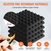 Acoustic Foam Panels 36 Pack 12 x 12 x 2 in for Studio Wall and Ceiling V952-FZZSPMBHSL12LL2RZV0