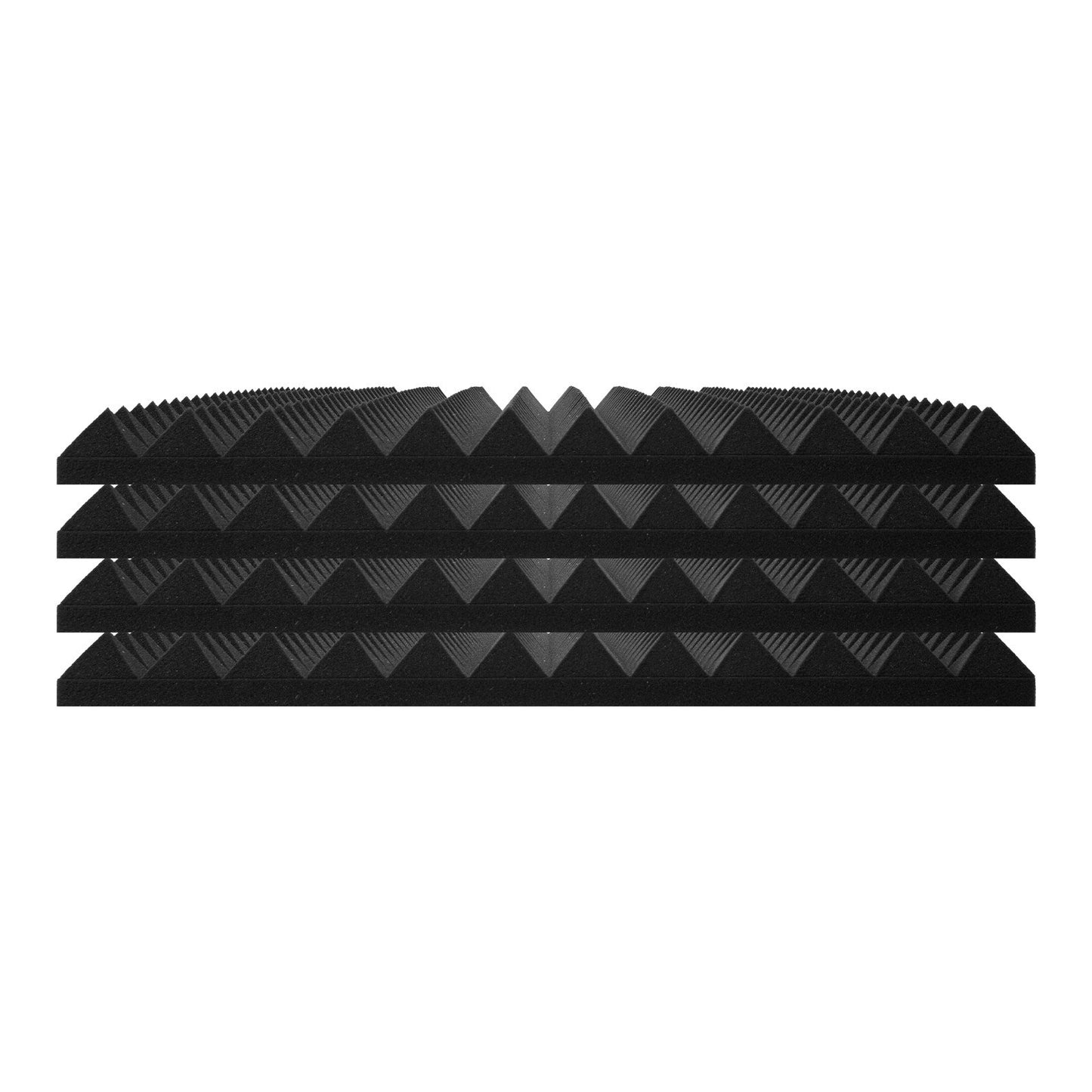 Acoustic Foam Panels 4 Pack 48 x 24 x 2 in for Studio Wall and Ceiling V952-FZZSPMBHSL48R56X0V0