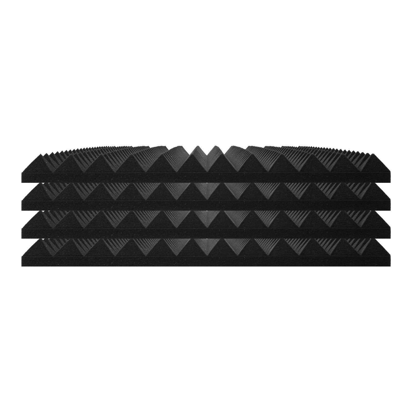 Acoustic Foam Panels 4 Pack 48 x 24 x 2 in for Studio Wall and Ceiling V952-FZZSPMBHSL48R56X0V0