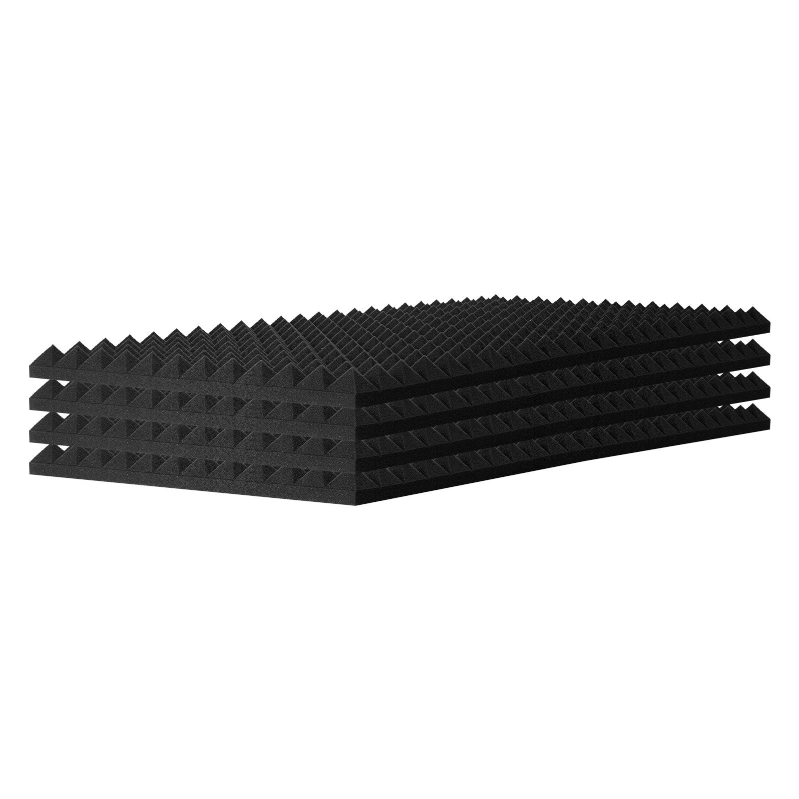 Acoustic Foam Panels 4 Pack 48 x 24 x 2 in for Studio Wall and Ceiling V952-FZZSPMBHSL48R56X0V0