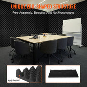Acoustic Foam Panels 4 Pack 48 x 24 x 2 in for Studio Wall and Ceiling V952-FZZSPMBHSL48UZ3RCV0