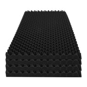 Acoustic Foam Panels 4 Pack 48 x 24 x 2 in for Studio Wall and Ceiling V952-FZZSPMBHSL48UZ3RCV0