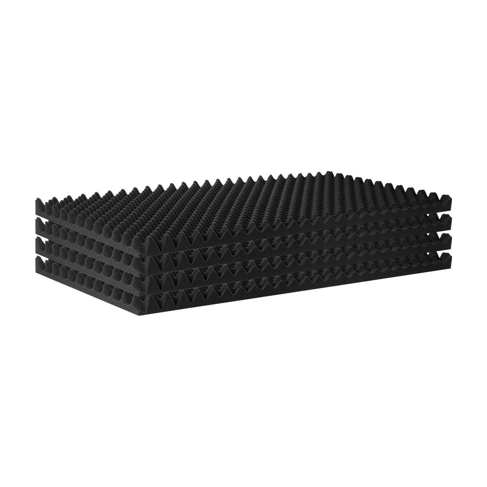 Acoustic Foam Panels 4 Pack 48 x 24 x 2 in for Studio Wall and Ceiling V952-FZZSPMBHSL48UZ3RCV0