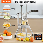 Commercial Vegetable Fruit Chopper 1/2" Blade Heavy Duty Professional Food Dicer Kattex French Fry Cutter V952-G212INCH420J23BAAV0