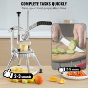 Commercial Vegetable Fruit Chopper 1/2" Blade Heavy Duty Professional Food Dicer Kattex French Fry Cutter V952-G212INCH420J23BAAV0