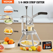 Commercial Vegetable Fruit Chopper 1/4" Blade Heavy Duty Professional Food Dicer Kattex French Fry Cutter V952-G214INCH420J2NKA9V0