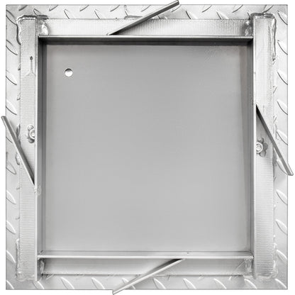 Recessed Manhole Cover 11.8""x11.8"" Clear Opening, Galvanized Steel Drain Cover Overall Size 14.5""x14.5"", V952-GB30X300000000001V0