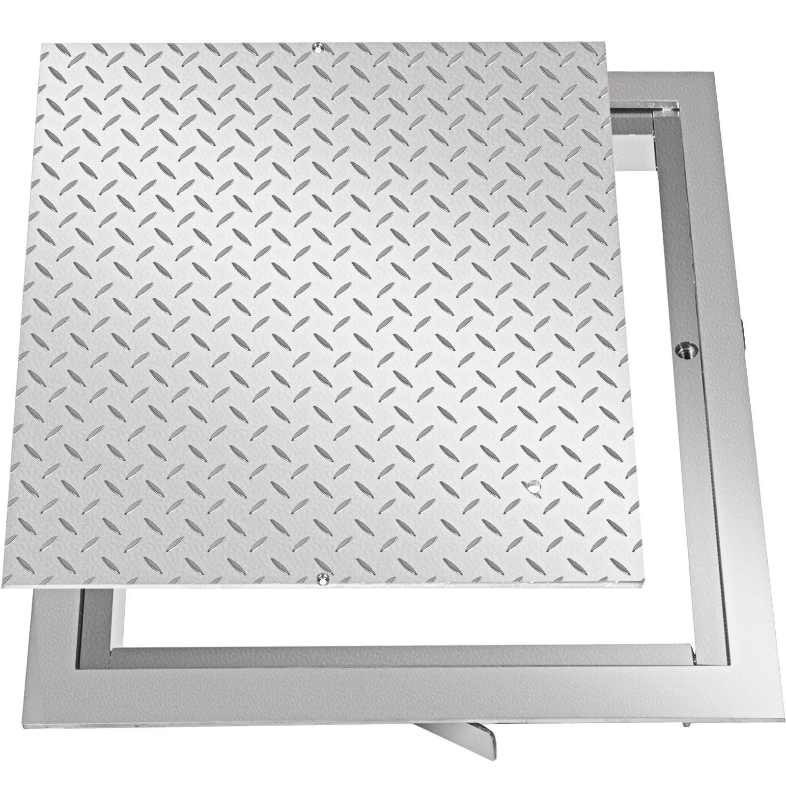 Recessed Manhole Cover 60 x 60 cm Clear Opening, Galvanized Steel Drain Cover Overall Size 67 x 67 cm, Sealed V952-GB60X600000000001V0