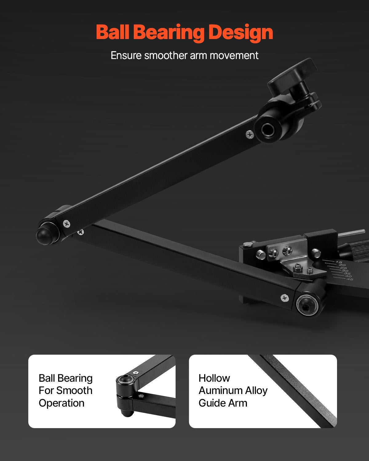 Lawn Mower Blade Sharpener, 15 degrees - 45 degrees Adjustable Lawnmower Blade Sharpening Tool with 4 Adapter V952-GCDPJJ1545MY5H0TG001V0