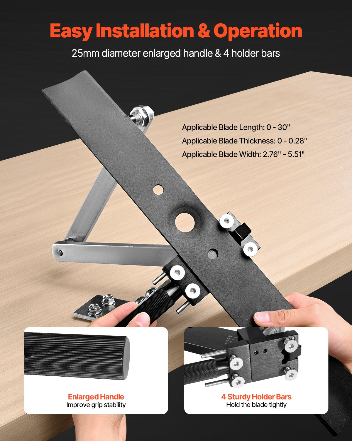 Lawn Mower Blade Sharpener and Balancer, 15 degrees - 45 degrees Adjustable Lawnmower Blade Sharpening Tool V952-GCDPJJYPHQ1592EDB001V0