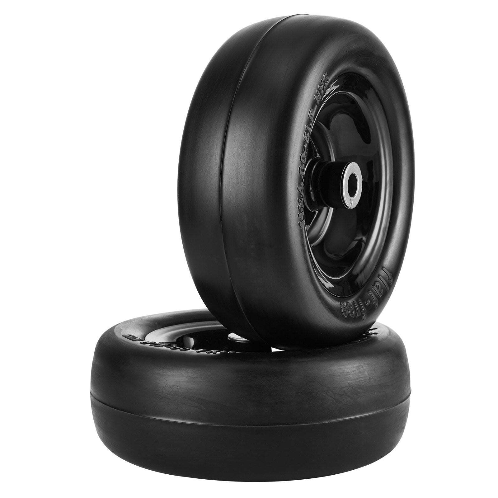 Lawn Mower Tires with Rim, 11x4-7" Tubeless Tractor Tires, 2-Pack Tire and Wheel Assemby, Flat-free PU Tire, V952-GCJLZ11X45SXTCAWDV0