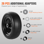 Lawn Mower Tires with Rim, 11x4-7" Tubeless Tractor Tires, 2-Pack Tire and Wheel Assemby, Flat-free PU Tire, V952-GCJLZ11X45SXTCAWDV0