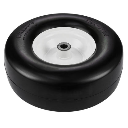 Lawn Mower Tires with Rim, 13x5-6" Tubeless Tractor Tires, 2-Pack Tire and Wheel Assembly, Flat-free PU V952-GCJLZZXLG13XLCXLGV0