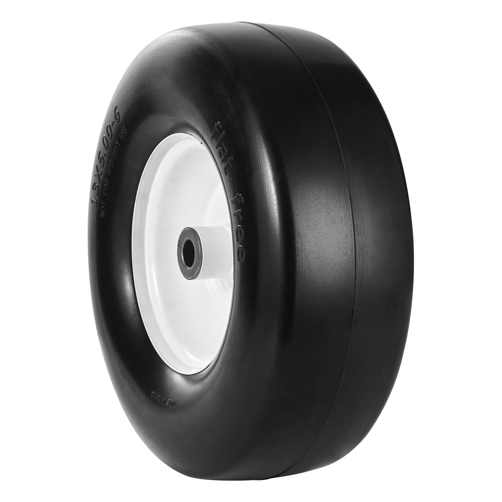 Lawn Mower Tires with Rim, 13x5-6" Tubeless Tractor Tires, 2-Pack Tire and Wheel Assembly, Flat-free PU V952-GCJLZZXLG13XLCXLGV0