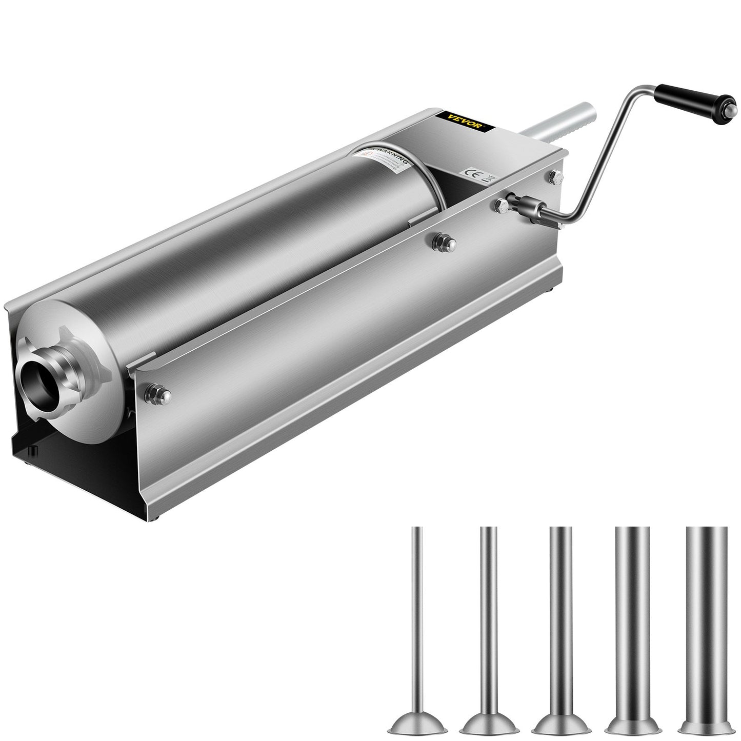 Manual Sausage Stuffer, 7 L / 15 LBS Horizontal Sausage Machine, Dual-Speed Meat Stuffer, Made of Food-Grade V952-GCJSDSPS7L0000001V0