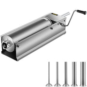 Manual Sausage Stuffer, 7 L / 15 LBS Horizontal Sausage Machine, Dual-Speed Meat Stuffer, Made of Food-Grade V952-GCJSDSPS7L0000001V0