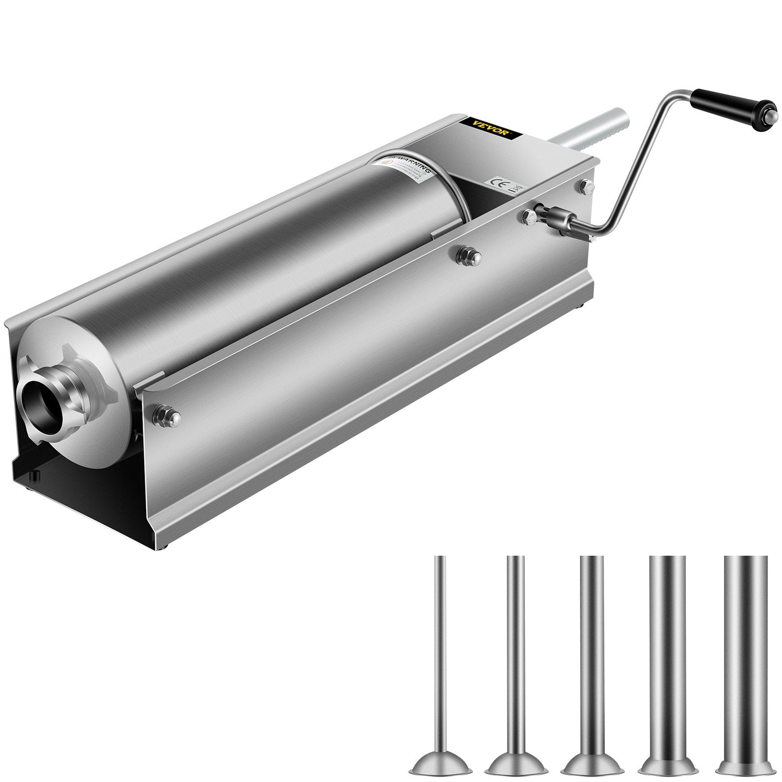 Manual Sausage Stuffer, 7 L / 15 LBS Horizontal Sausage Machine, Dual-Speed Meat Stuffer, Made of Food-Grade V952-GCJSDSPS7L0000001V0