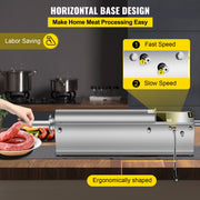 Manual Sausage Stuffer, 7 L / 15 LBS Horizontal Sausage Machine, Dual-Speed Meat Stuffer, Made of Food-Grade V952-GCJSDSPS7L0000001V0