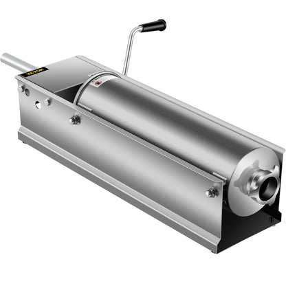 Manual Sausage Stuffer, 7 L / 15 LBS Horizontal Sausage Machine, Dual-Speed Meat Stuffer, Made of Food-Grade V952-GCJSDSPS7L0000001V0