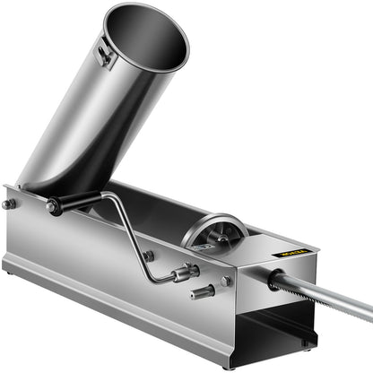 Manual Sausage Stuffer, 7 L / 15 LBS Horizontal Sausage Machine, Dual-Speed Meat Stuffer, Made of Food-Grade V952-GCJSDSPS7L0000001V0