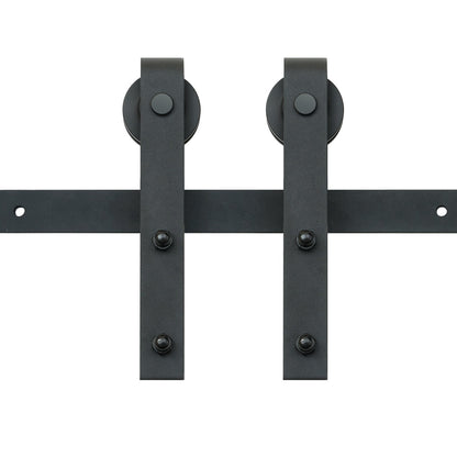8FT Sliding Barn Door Hardware Closet Track Kit for Single Door J Hanger V952-GCYMWJTJHS8FCZEIRV0