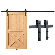 8FT Sliding Barn Door Hardware Closet Track Kit for Single Door J Hanger V952-GCYMWJTJHS8FCZEIRV0