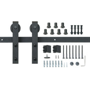 8FT Sliding Barn Door Hardware Closet Track Kit for Single Door J Hanger V952-GCYMWJTJHS8FCZEIRV0
