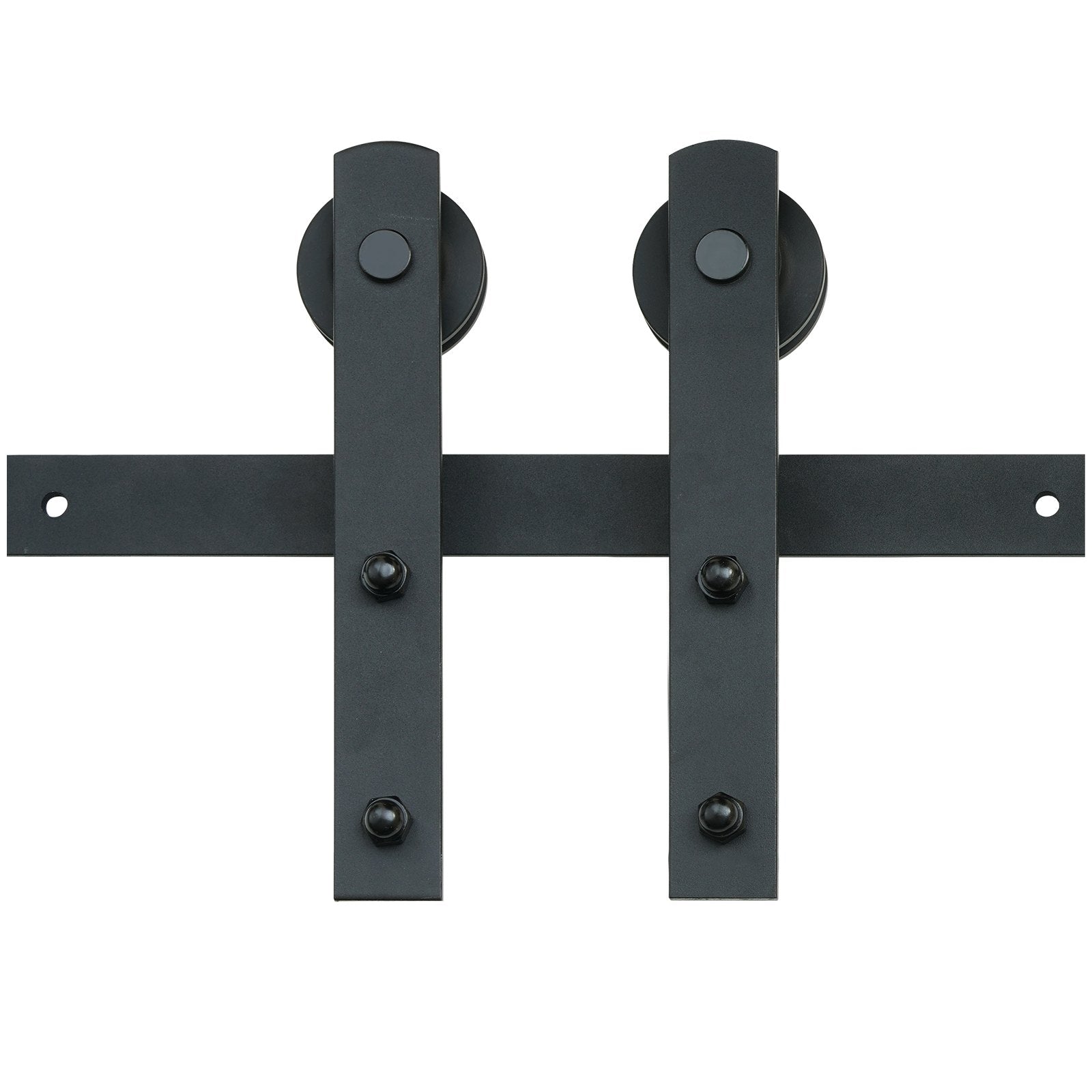 8FT Sliding Barn Door Hardware Closet Track Kit for Single Door I Hanger V952-GCYMWJTJHS8FDEY4EV0