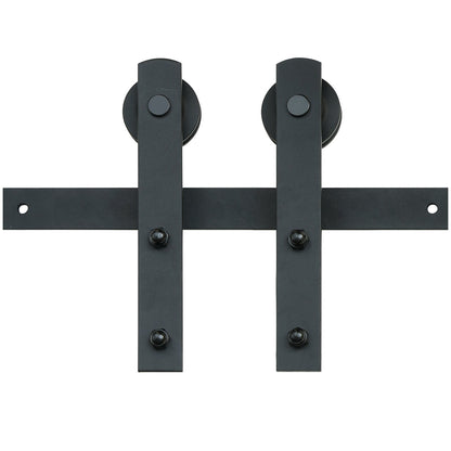 8FT Sliding Barn Door Hardware Closet Track Kit for Single Door I Hanger V952-GCYMWJTJHS8FDEY4EV0