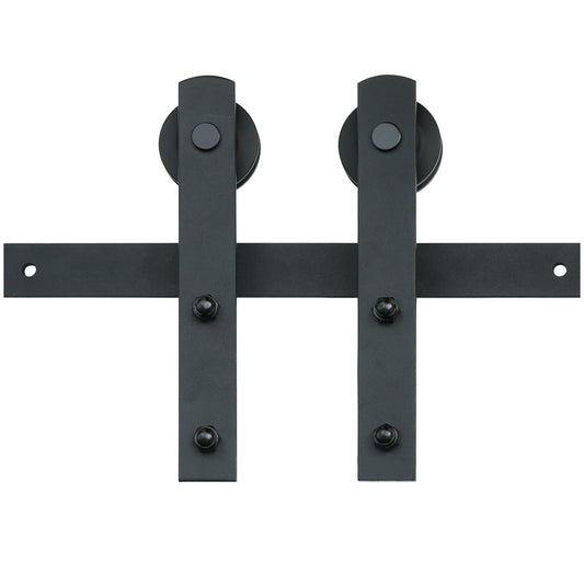 8FT Sliding Barn Door Hardware Closet Track Kit for Single Door I Hanger V952-GCYMWJTJHS8FDEY4EV0