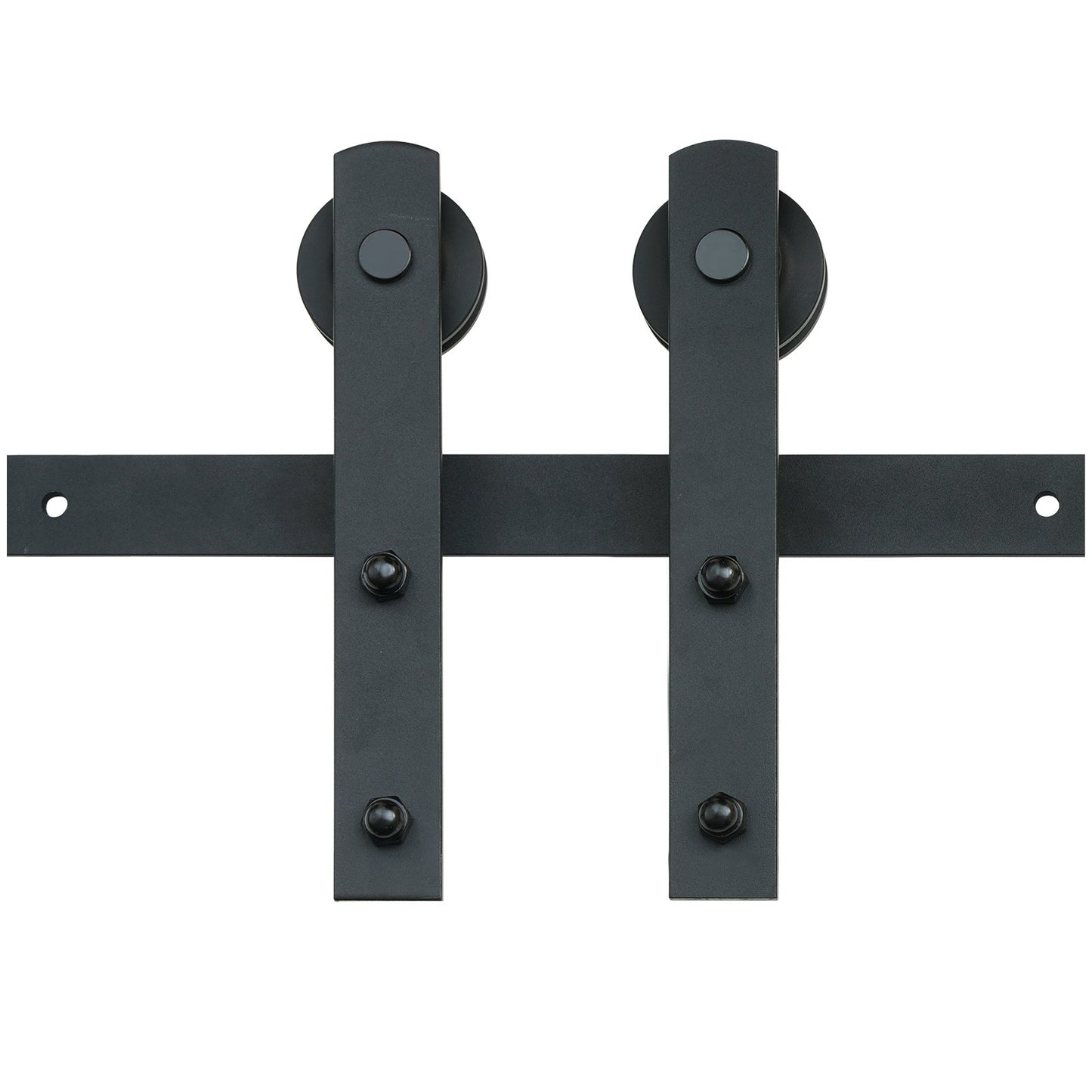 8FT Sliding Barn Door Hardware Closet Track Kit for Single Door I Hanger V952-GCYMWJTJHS8FDEY4EV0