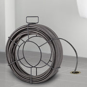 Drain Cleaning Cable 100 Feet x 3/8 Inch Solid Core Cable Sewer Cable Drain Auger Cable Cleaner Snake Clog V952-GDGJTZ100FT380001V0