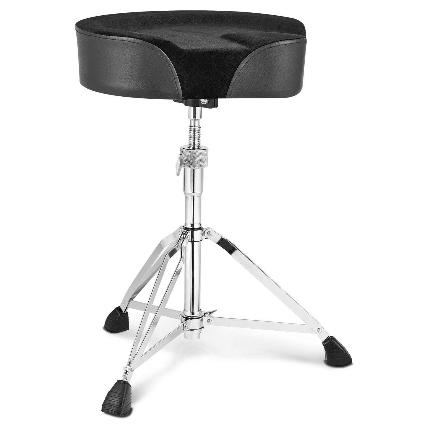 Saddle Drum Throne, 560-705 mm Height Adjustable, Padded Drum Stool Seat with Anti-Slip Feet Drumsticks 227 V952-GDLSSWKBMA00FGHQKV0