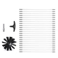 914.4CM Dryer Vent Cleaner Kit, 22 Pieces Duct Cleaning Brush, Reinforced Nylon Dryer Vent Brush, Dryer V952-GDQJS30YC2PC8WRVQV0