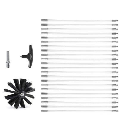 914.4CM Dryer Vent Cleaner Kit, 22 Pieces Duct Cleaning Brush, Reinforced Nylon Dryer Vent Brush, Dryer V952-GDQJS30YC2PC8WRVQV0