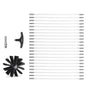 914.4CM Dryer Vent Cleaner Kit, 22 Pieces Duct Cleaning Brush, Reinforced Nylon Dryer Vent Brush, Dryer V952-GDQJS30YC2PC8WRVQV0
