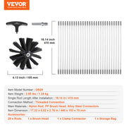 12.2M Dryer Vent Cleaner Kit, 29 Pieces Duct Cleaning Brush, Reinforced Nylon Dryer Vent Brush, Dryer V952-GDQJS40YC2PC8OE4OV0