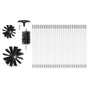29 Pieces 12.2M Dryer Vent Cleaner Kit, Include 3 Different Sizes Flexible Lint Trap Brush, Reinforced Nylon V952-GDQJSSTK40YC672IRV0
