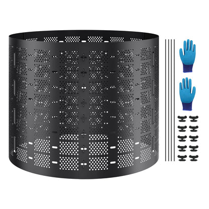 Compost Bin 1000 L, Outdoor Expandable Composter, Easy to Setup & Large Capacity Composting Bin, Fast V952-GDSDFXHSPE24XFBXXV0