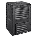 Garden Compost Bin 300 L, BPA Free Composter, Large Capacity Outdoor Composting Bin with Top Lid and Bottom V952-GDSDFXHSPP80WX06WV0