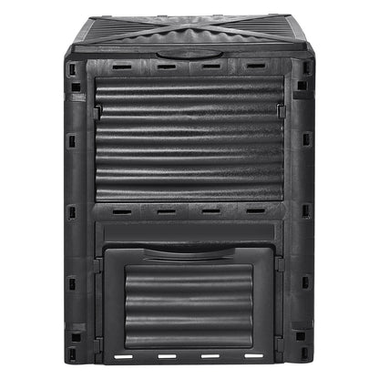 Garden Compost Bin 300 L, BPA Free Composter, Large Capacity Outdoor Composting Bin with Top Lid and Bottom V952-GDSDFXHSPP80WX06WV0