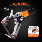 Pipe Tube Polisher Sander, 1300W Pipe Belt Sander with 6 Variable Speeds 1100-3200rpm, Professional Belt V952-GDSDJ800W15XVD0ZBV3