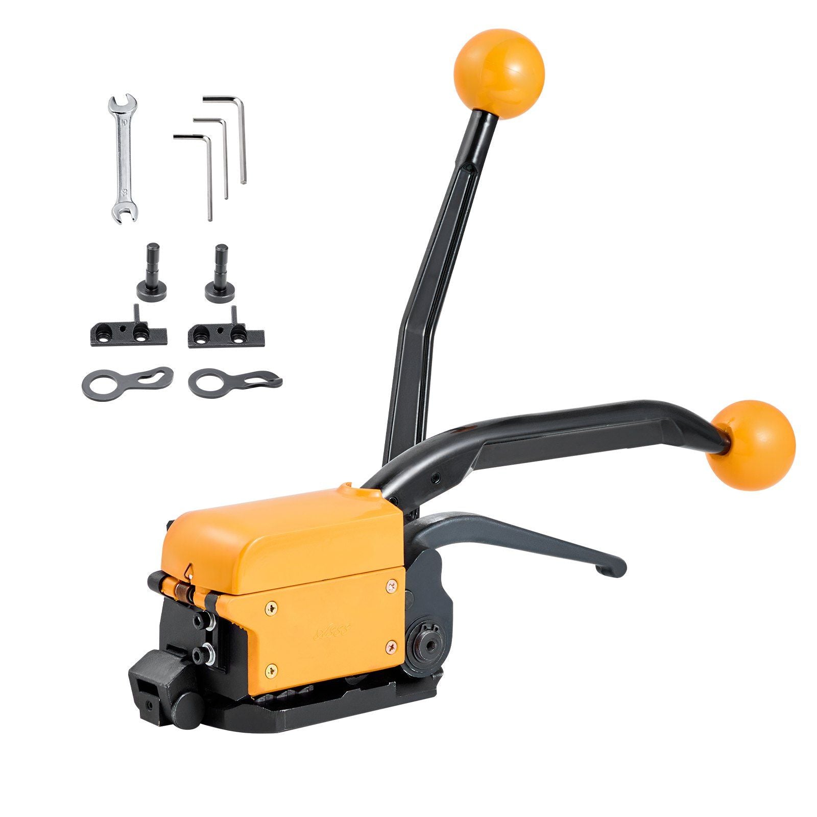 Banding Strapping Kit, Heavy Duty A3 Steel Banding Sealer Tool with Adjustable Width, Manual Metal Pallet V952-GDSDKZGJ1JTBB8XI3001V0