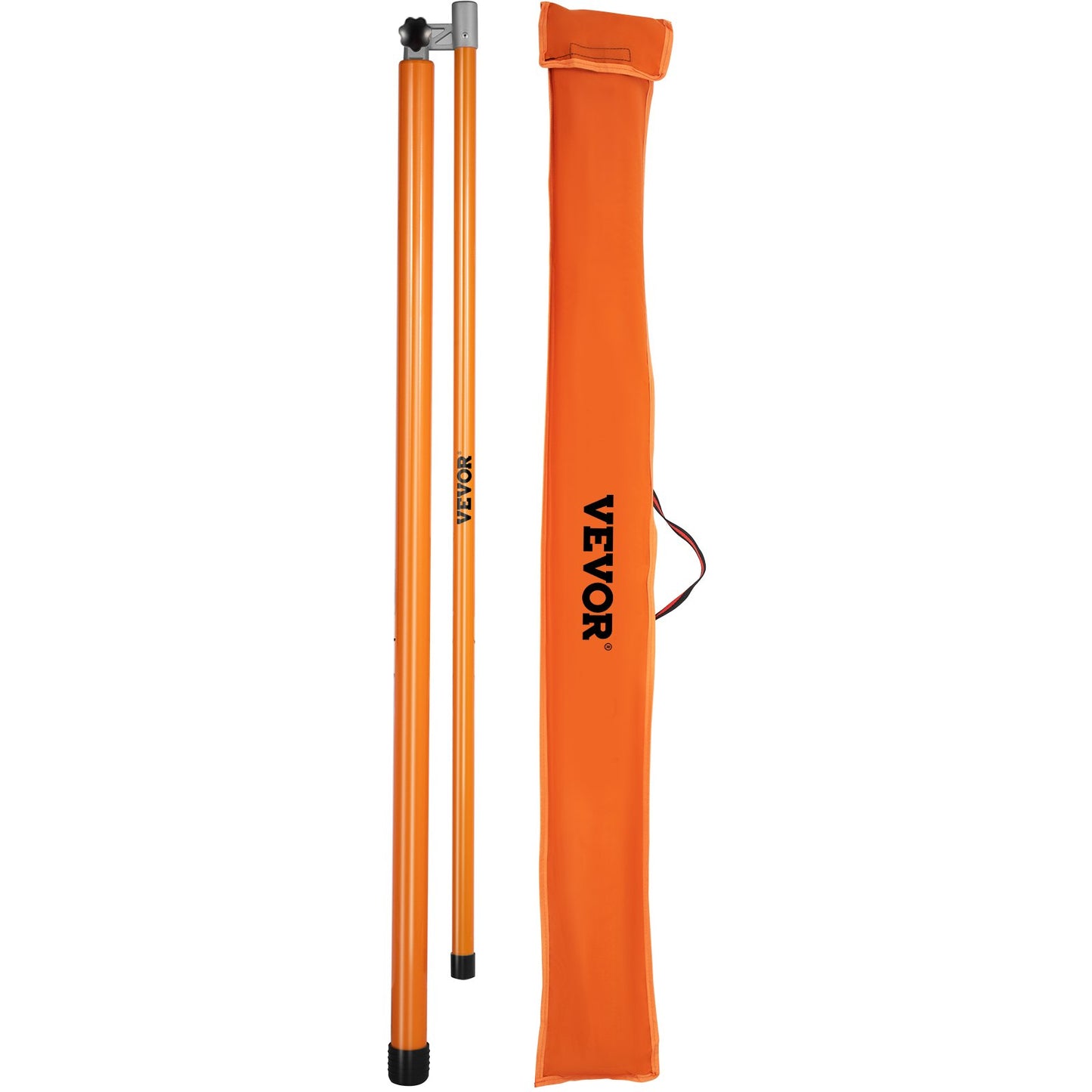 Load Height Measuring Stick, 15\' Sturdy Fiberglass Truck Height Stick with Adjustable Pole, Non-conductive V952-GDSSCLGBD15FTKQS0V0