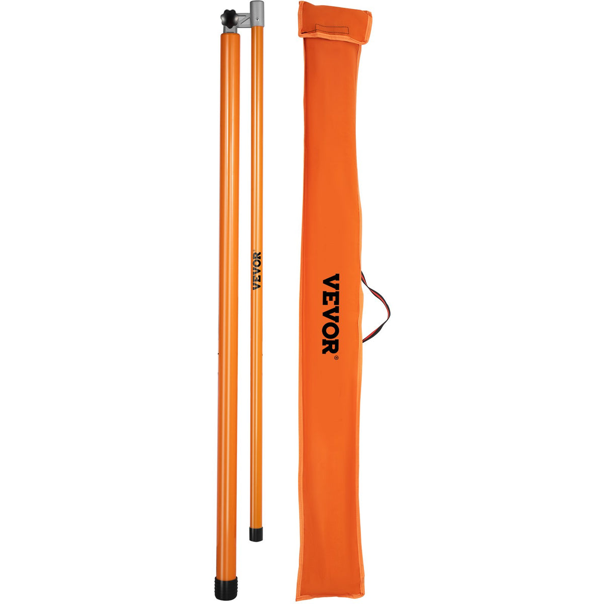 Load Height Measuring Stick, 15\' Sturdy Fiberglass Truck Height Stick with Adjustable Pole, Non-conductive V952-GDSSCLGBD15FTKQS0V0
