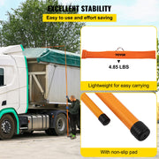Load Height Measuring Stick, 15\' Sturdy Fiberglass Truck Height Stick with Adjustable Pole, Non-conductive V952-GDSSCLGBD15FTKQS0V0