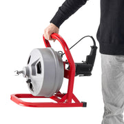 Drain Cleaner Machine 15m x 8mm, Sewer Snake Auger with 228RPM Electric Drill, Manual Feed Drain Cleaning V952-GDSTJLSGTSSD08LY3001V3