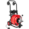 Drain Cleaner Machine 30m x 19mm, Auto Feed Sewer Snake Auger, Portable Drain Cleaning Machine with V952-GDSTJLSGTSZD6CZH9001V3